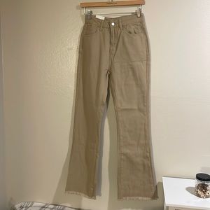 Tan jeans